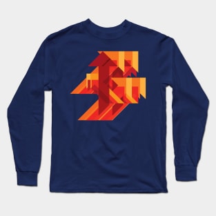 Funky Little Arrows Long Sleeve T-Shirt